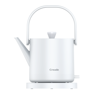 K-0806 Creade Long Sprout Vintage Stainless Steel Unique Small Single Layer Electric Kettle Tea Maker